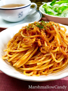 時短♡簡単♡本格的ツナ&トマトパスタ♡-レシピのメイン写真