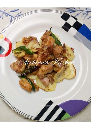簡単！鶏肉とじゃがいものカレー焼き-レシピのメイン写真