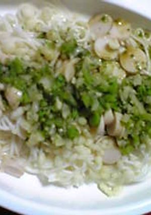 さっぱりカレーそうめん→もんじゃもどき-レシピのメイン写真