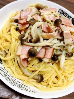 きのことベーコンの和風パスタ!-レシピのメイン写真