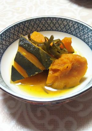 減塩! かぼちゃの含め煮-レシピのメイン写真
