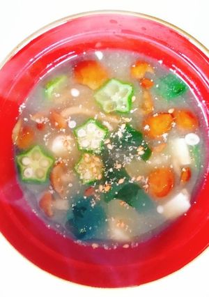 出汁をとらず天然だし！免疫力UP 味噌汁-レシピのメイン写真