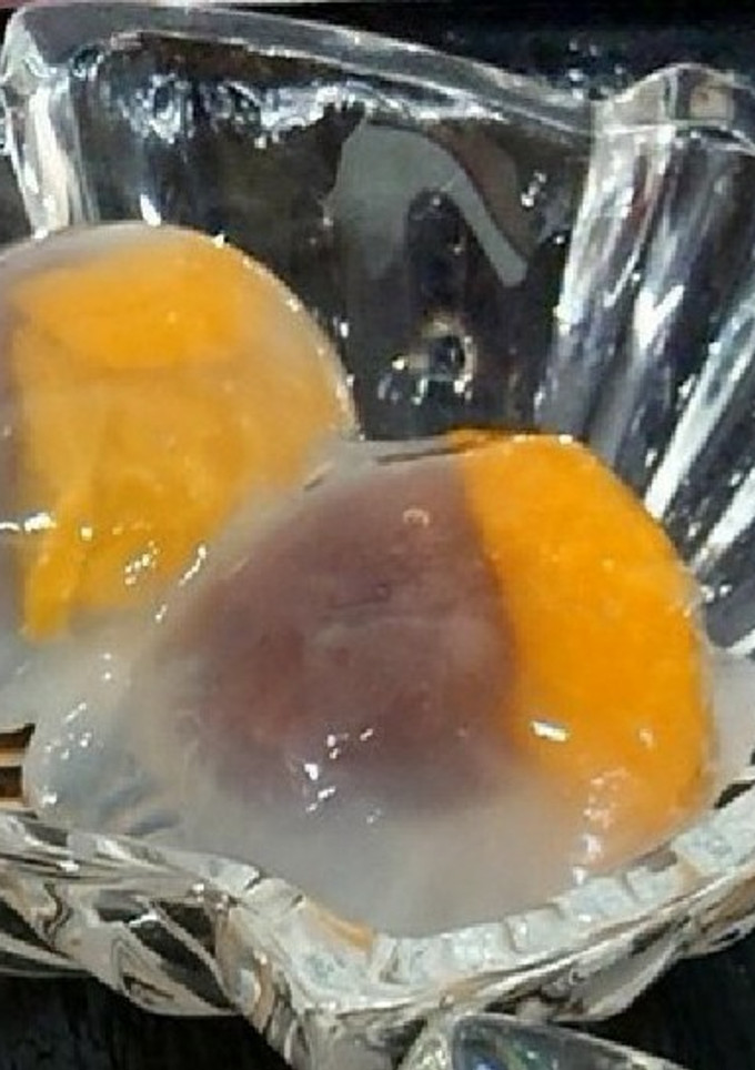 簡単!!片栗粉で作る水まんじゅう！-レシピのメイン写真