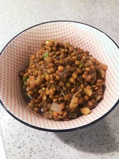 レンズ豆のサラダ-レシピのメイン写真
