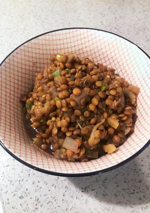 レンズ豆のサラダ-レシピのメイン写真