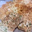 フライパンでチーズせんべい