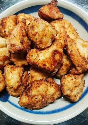米粉で揚げました！サックリです(^o^)-レシピのメイン写真