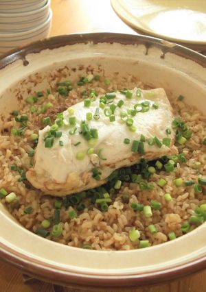 塩麹鶏むねの　かつお醤油炊き込みご飯-レシピのメイン写真