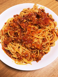スーパー大麦入りミートソースパスタ-レシピのメイン写真