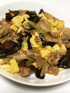 木耳(きくらげ)と卵の中華炒め-レシピのメイン写真