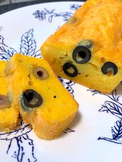 ごろごろオリーブのケークサレ-レシピのメイン写真