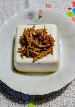 自家製なめ茸の冷奴-レシピのメイン写真