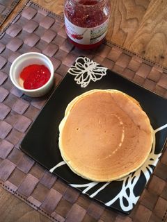 ホットケーキミックスでもっちりパンケーキ-レシピのメイン写真