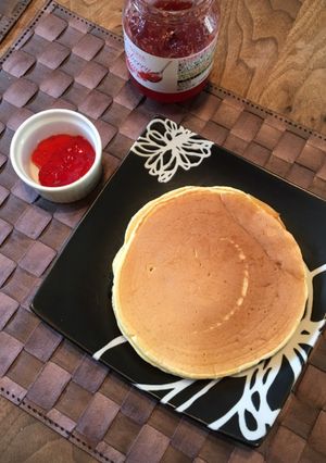 ホットケーキミックスでもっちりパンケーキ-レシピのメイン写真