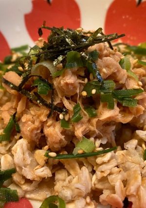 オートミールとツナ缶で鯛飯・鯛茶漬け風-レシピのメイン写真