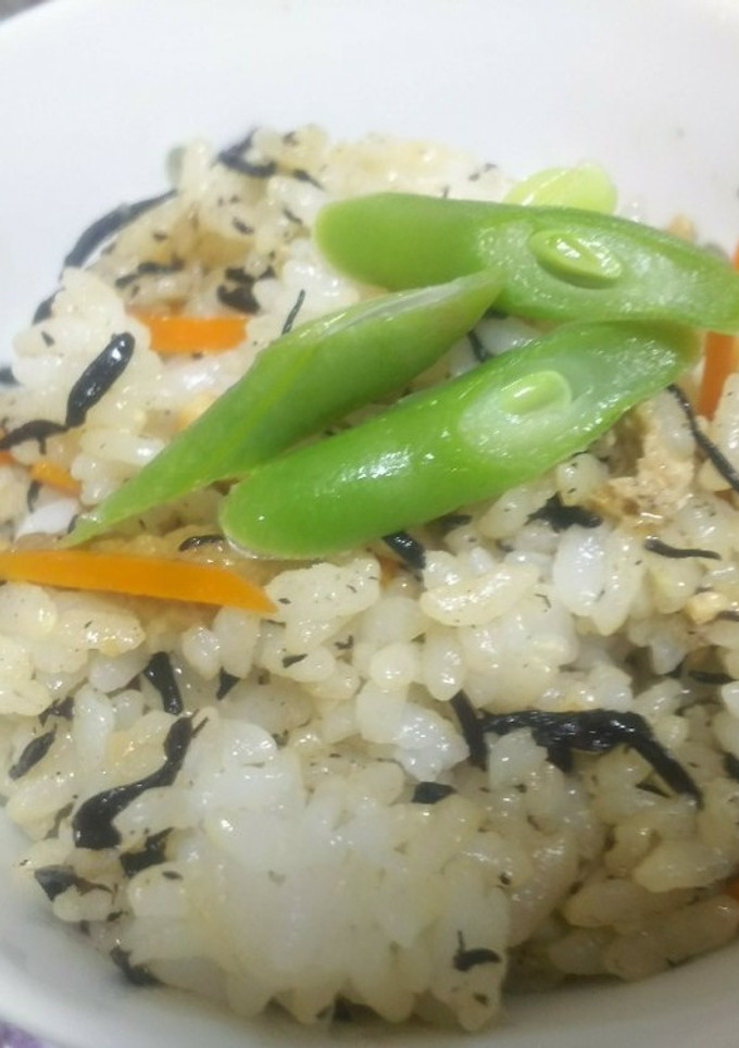 大豆とひじきの混ぜご飯-レシピのメイン写真
