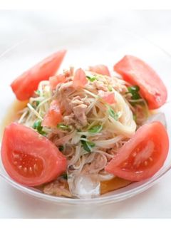 トマトとシーチキンのさっぱりそうめん-レシピのメイン写真