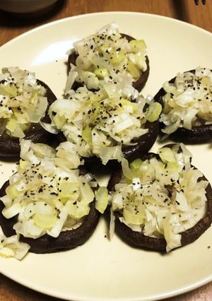 牛タン風＊ネギ塩しいたけ-レシピのメイン写真