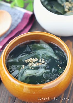 簡単！玉ねぎとわかめの中華スープ-レシピのメイン写真