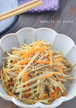 作り置き・お弁当＊基本のきんぴらごぼう-レシピのメイン写真