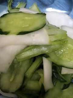 昆布茶で作るかぶときゅうりの浅漬け-レシピのメイン写真
