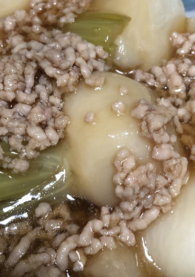 カブのそぼろ煮-レシピのメイン写真