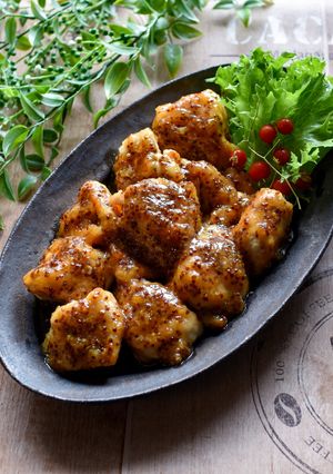 柔らか〜！むね肉でハニーマスタードチキン-レシピのメイン写真
