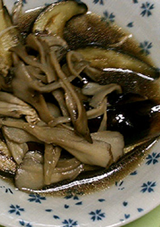 料理のための清酒で☆茄子と舞茸の煮浸し-レシピのメイン写真