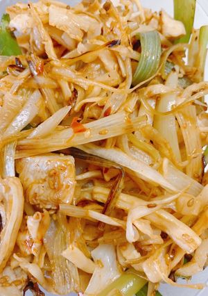 干し大根と長ネギ豆板醤炒め-レシピのメイン写真