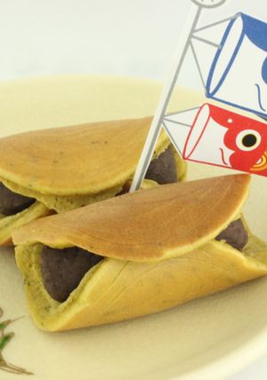 桑抹茶で作る♪どら焼き-レシピのメイン写真