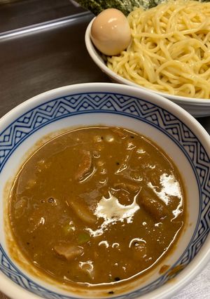 鯖味噌煮缶でドロドロWスープ味噌つけ麺-レシピのメイン写真