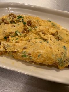簡単納豆オムレツ-レシピのメイン写真
