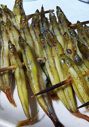 小鮎の串焼き-レシピのメイン写真