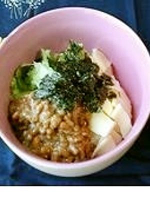 手軽に朝ごはん！納豆チーズごはん-レシピのメイン写真