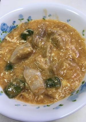 ピリ辛な親子丼の具（オイスターソース味）-レシピのメイン写真