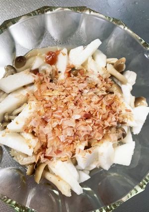 レンジ長芋としめじの梅肉酢浅漬け-レシピのメイン写真
