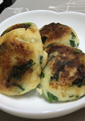 ニラ入りじゃがもち-レシピのメイン写真