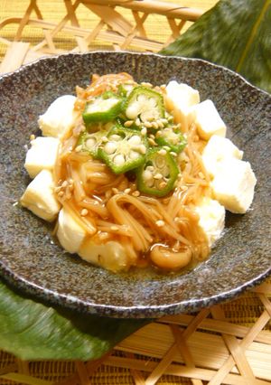 クリームチーズのなめ茸和え-レシピのメイン写真