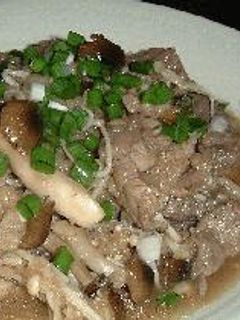 牛肉ときのこのおろしいため-レシピのメイン写真