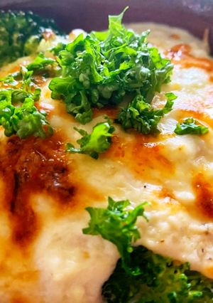 簡単コク旨♪豆腐クリームのサバ缶グラタン-レシピのメイン写真