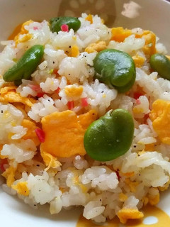 そら豆のチャーハン-レシピのメイン写真