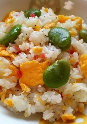 そら豆のチャーハン-レシピのメイン写真