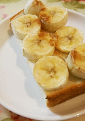 すぐに作ってすぐ食べれる！バナナトースト-レシピのメイン写真
