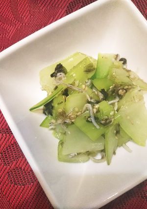 ちりめんじゃことチンゲン菜のおひたし-レシピのメイン写真