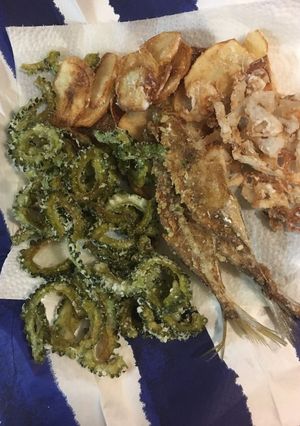 鯵の骨&野菜の簡単チップス( ´∀｀)-レシピのメイン写真