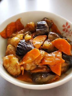 鶏もも肉と茄子の甘酢炒め-レシピのメイン写真