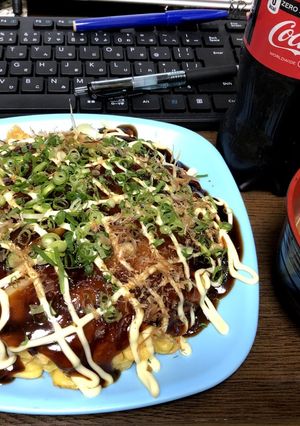 テレワーク飯！関西風お好み焼き-レシピのメイン写真