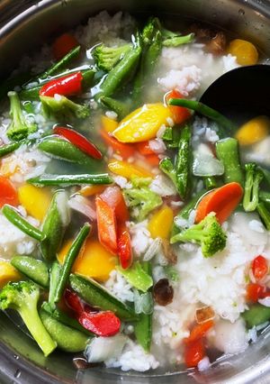 ヘルシー冷凍野菜粥-レシピのメイン写真