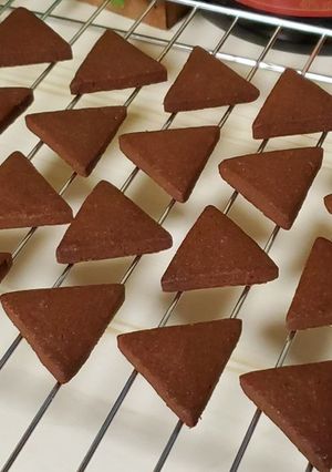 フープロで甘さ控えめココアクッキー-レシピのメイン写真