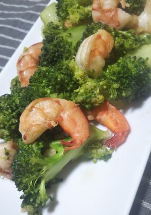 ブロッコリーと海老の炒め物-レシピのメイン写真